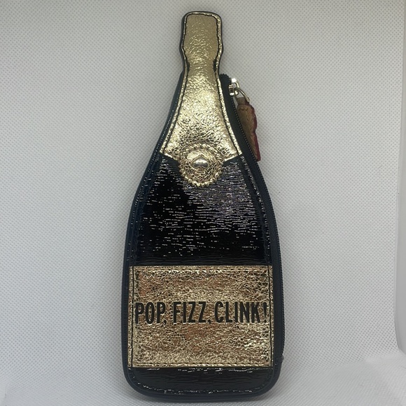 Kate Spade Pop. Fizz. Clink. Novelty Coin Purse ! - Picture 6 of 10
